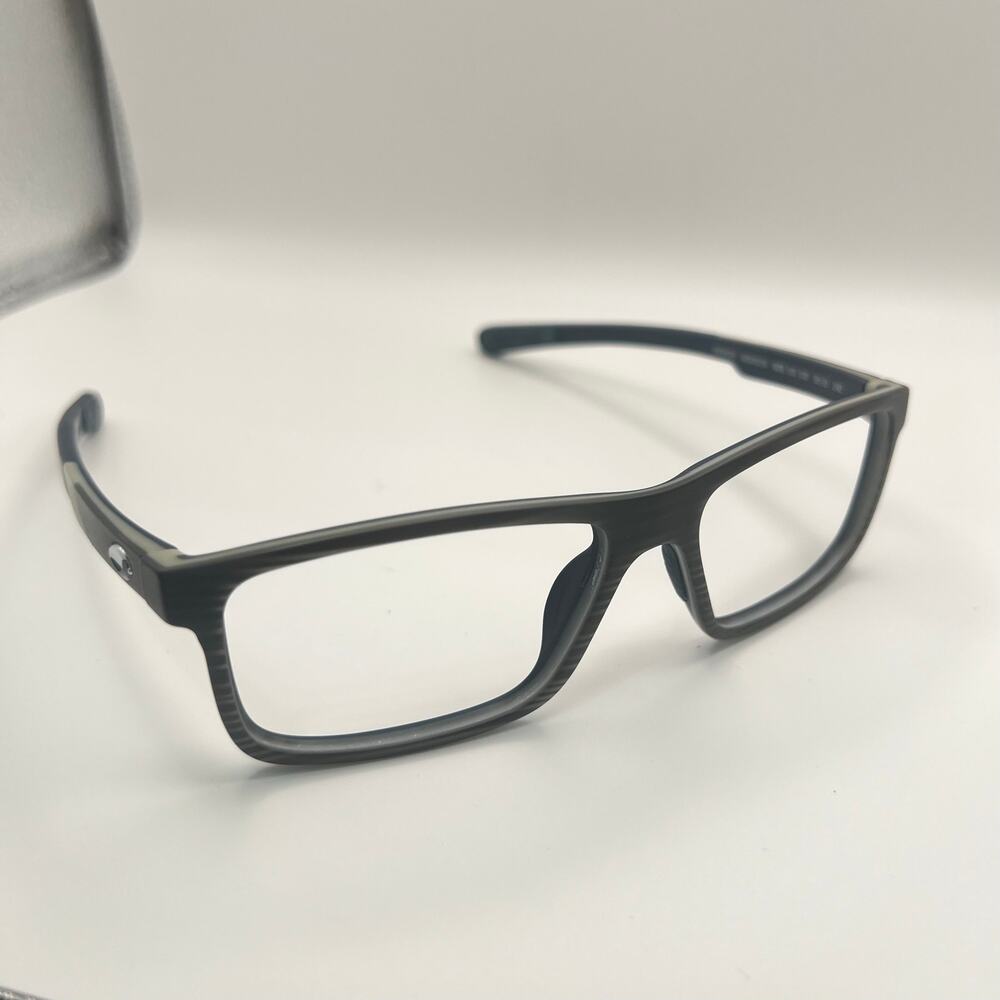 Costa Del Mar OCR 100 100 Eyeglasses Striped Gray Frames Only 55-15-140